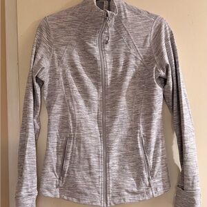 Lululemon Define Jacket Heathered Gray Size 12 Full Zip